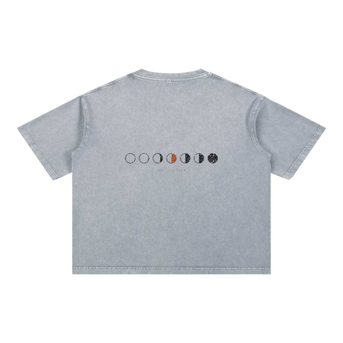 Phases Tee - Light Gray Boxy Tee