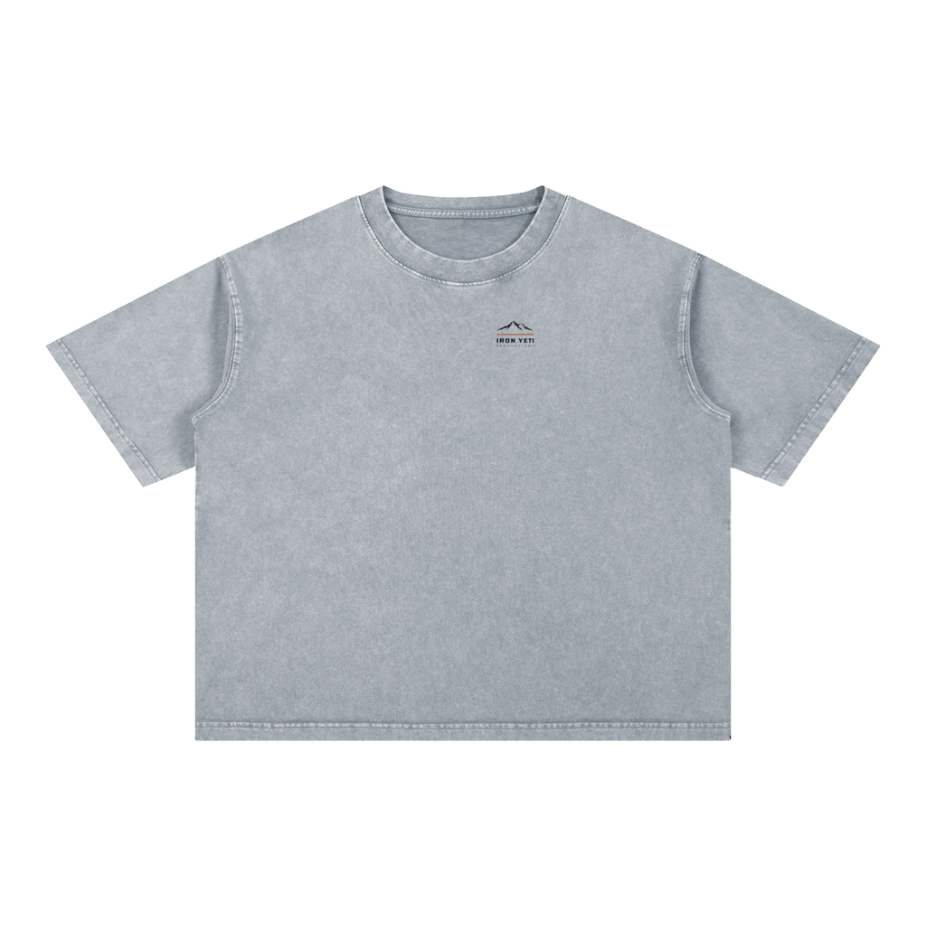 Mirage Tee - Light Gray Boxy Tee