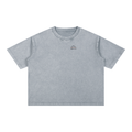 Echo Tee - Light Gray Boxy Tee