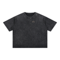 Echo Tee - Washed Black Boxy Tee
